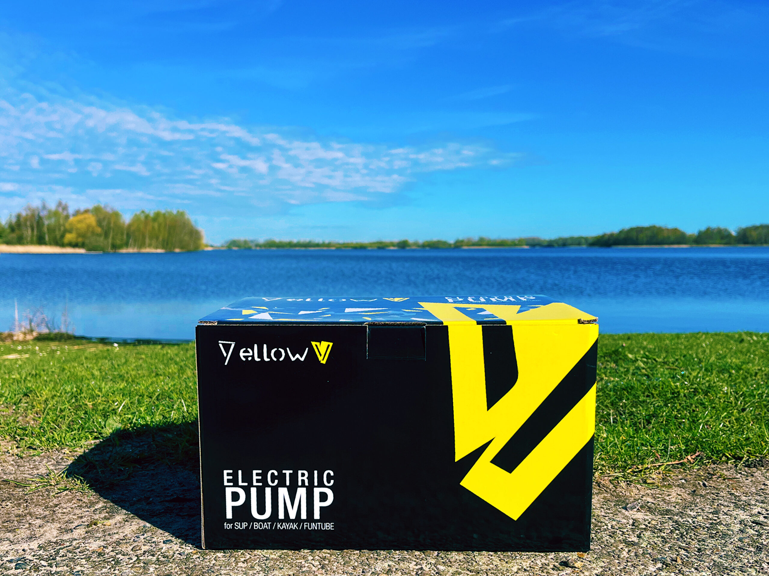 YellowV electric sup boat kayak pump 12v battery